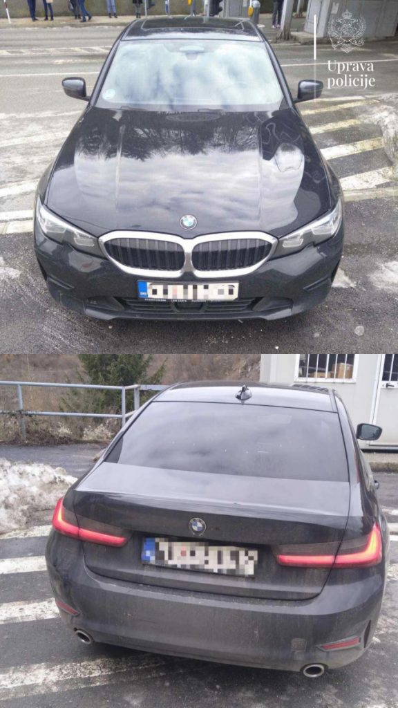 Na Graničnom prelazu Drečanovac oduzet BMW za kojim traga Njemačka