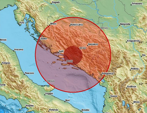 U BiH jutros zabilježen zemljotres jačine 2,5 stepeni po Rihterovoj skali