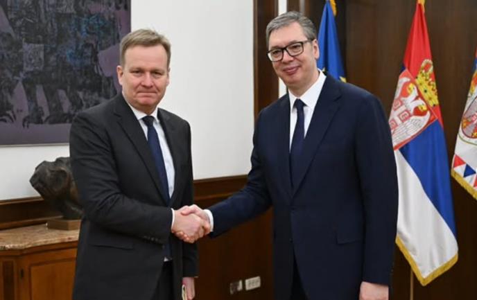 Vučić sa Sorensenom: Priština od 15. marta priprema eskalatorne mjere, predsjednik još jednom pozvao na formiranje ZSO