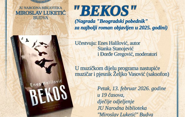 Promocija romana “Bekos” Enesa Halilovića