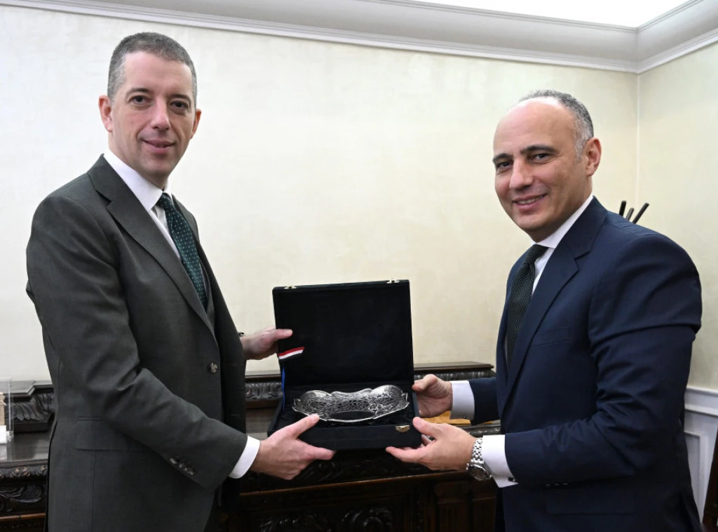 Đurić razgovarao sa ambasadorom Egipta u Srbiji o unapređenju prijateljskih odnosa dvije zemlje