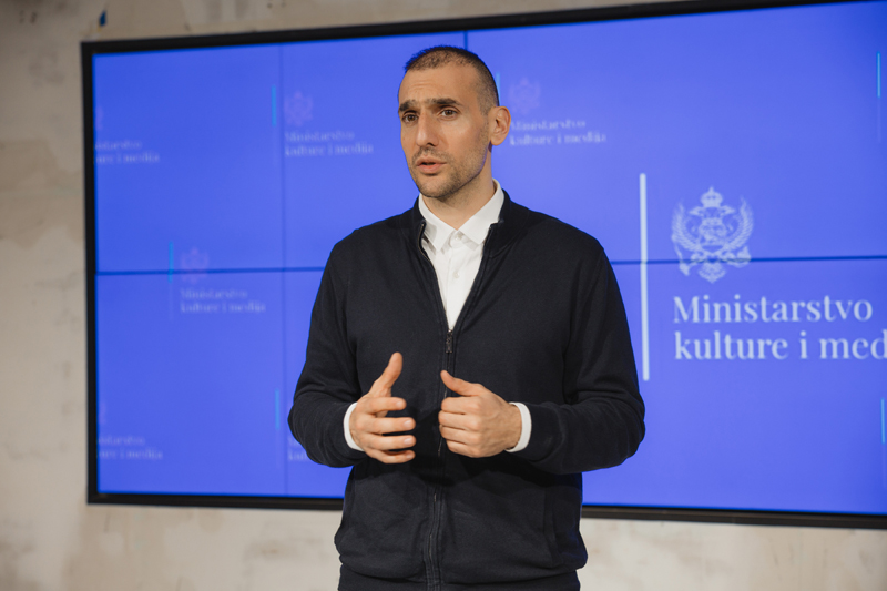 Gošović: Nastavljamo snažnu podršku razvoju kreativnih industrija sa fondom od 400 hiljada eura