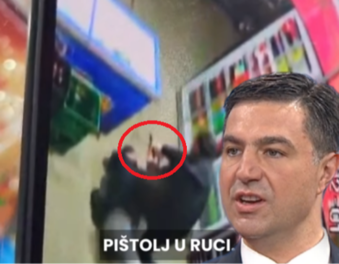 Gradonačelnik Niša razoružao napadača sa pištoljem i mačetom u prodavnici! (VIDEO)