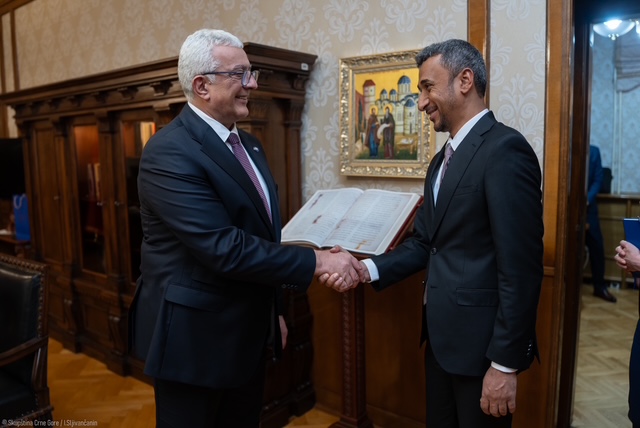 Mandić sa novoimenovanim ambasadorom Ujedinjenih Arapskih Emirata