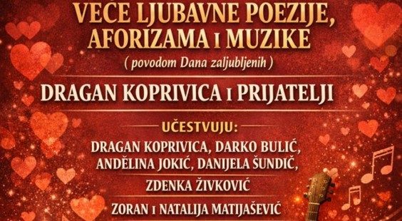Dragan Koprivica i prijatelji sjutra u podne u spuškom UIKS-u, a uveče u Gradskoj kući u Nikšiću