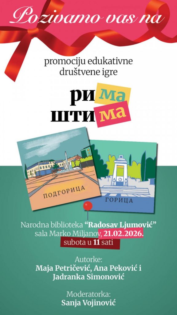 Promocija edukativne društvene igre u NB „Radosav Ljumović“