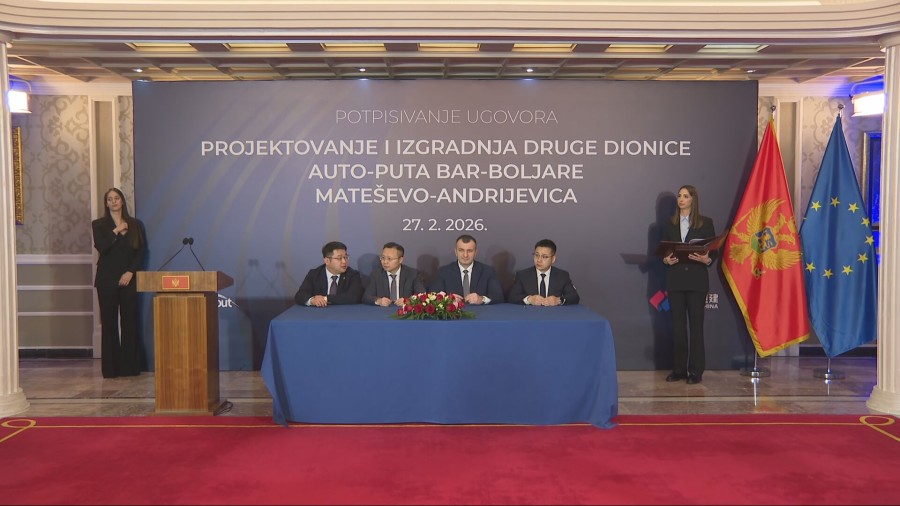 Potpisan ugovor za autoput do Andrijevice, radovi kreću u maju