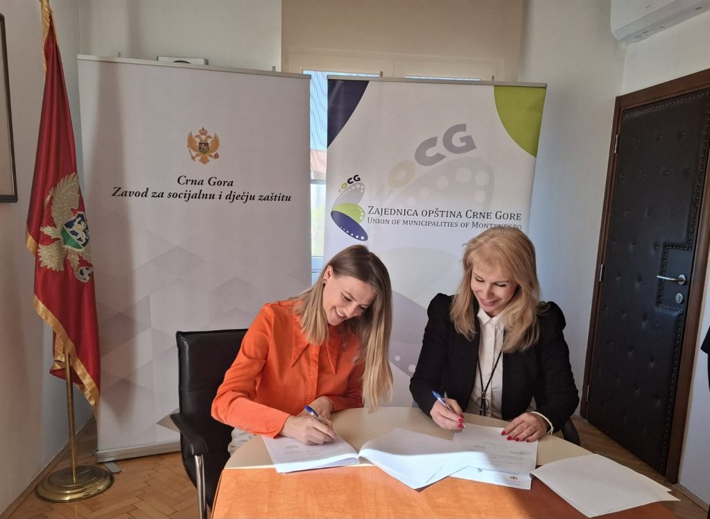 Zajednica opština potpisala memorandum o saradnji sa Zavodom za socijalnu i dječju zaštitu