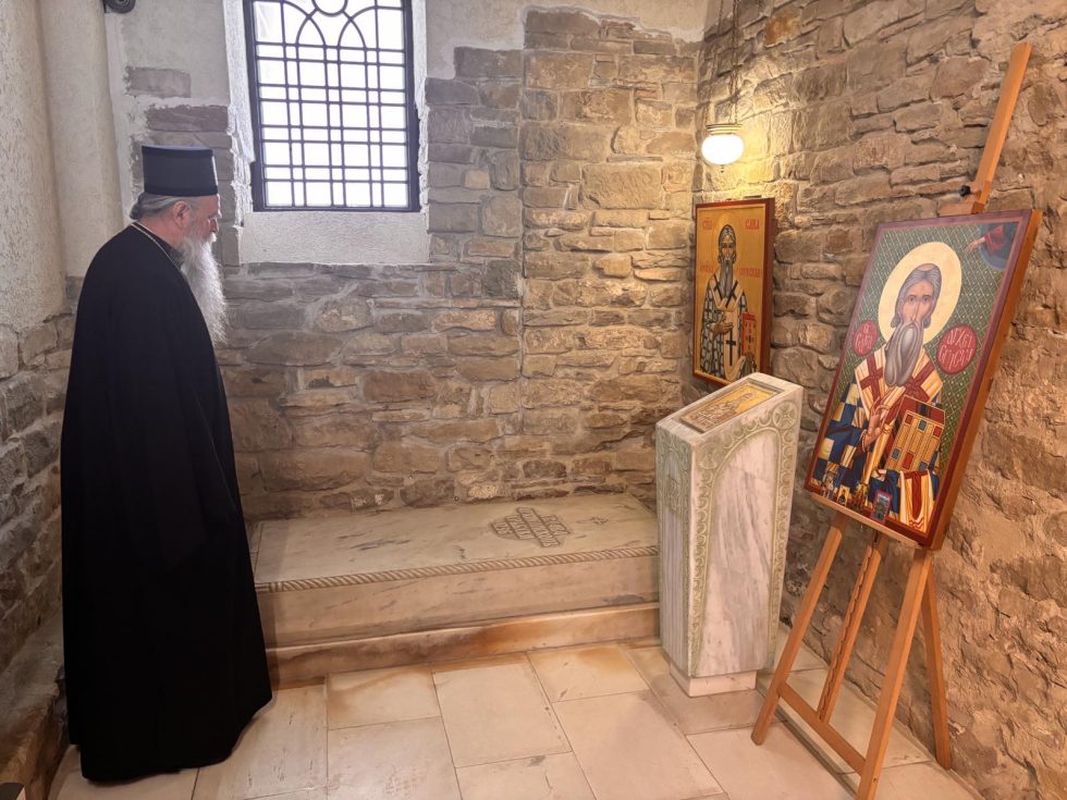 Mitropolit Joanikije u Bugarskoj posjetio grob Svetog Save gdje je prvobitno sahranjen