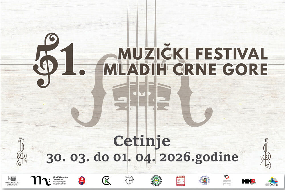Cetinje domaćin Muzičkog festivala mladih Crne Gore