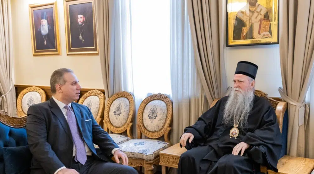 Ivanović s mitropolitom Joanikijem o EU integracijama Crne Gore