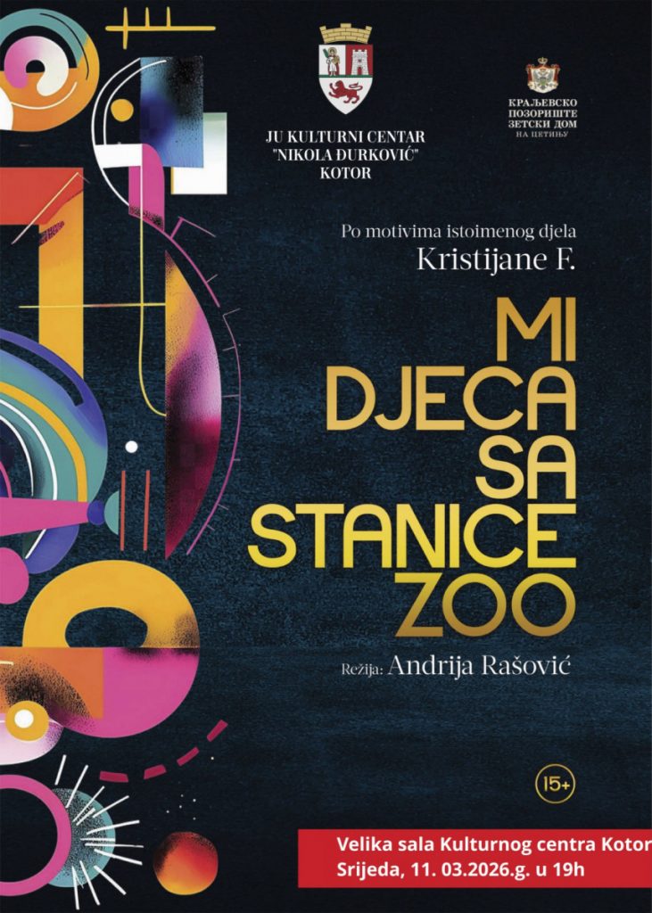 „Mi djeca sa stanice ZOO“ 11. marta u kotorskom Kulturnom centru