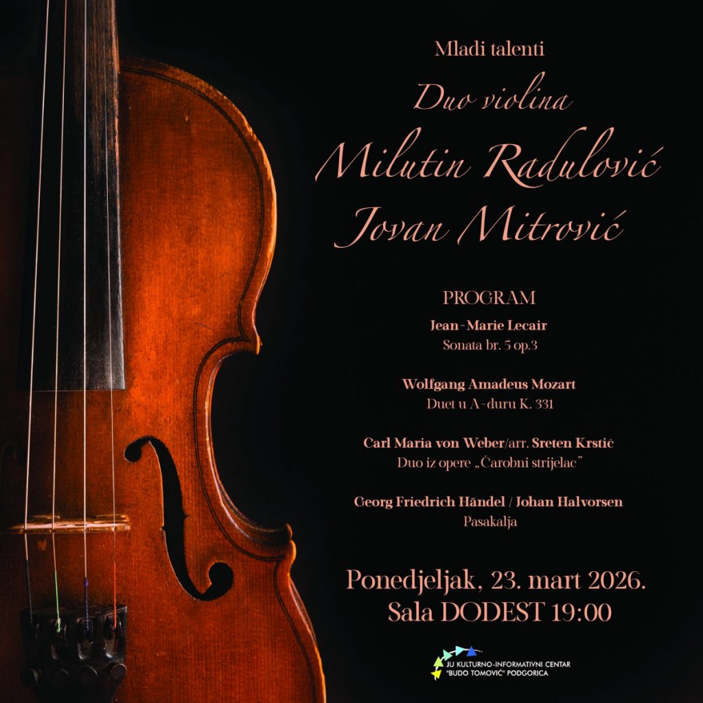 Koncert dua violina u KIC-u!
