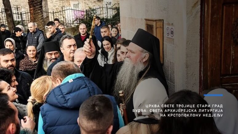 Mitropolit Joanikije na Krstopoklonu nedjelju bogosluži u Budvi