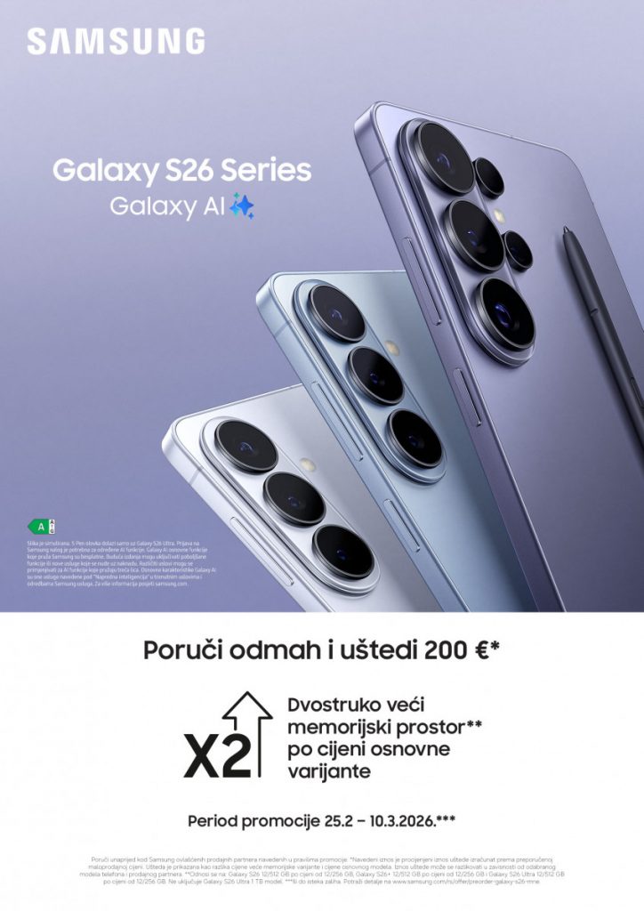 Samsung Galaxy S26 Ultra proglašen „Best in Show” na Global Mobile Awards u sklopu sajma MWC 2026
