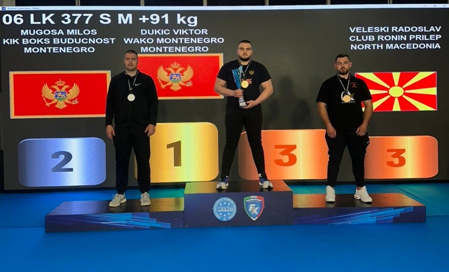 Crnogorski kik-bokseri osvojili šest medalja u Italiji