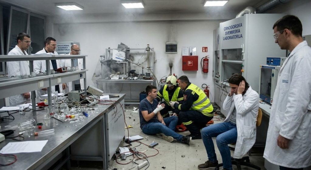 Eksplozija u crnogorskoj svemirskoj laboratoriji: Pripravnica ostala bez dva prsta, drugoj oštećen sluh!