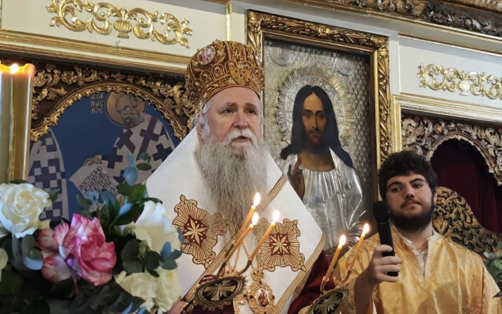 Mitropolit Joanikije služio u Budvi: Klanjanjem Časnome krstu priziva se Božija blagodat
