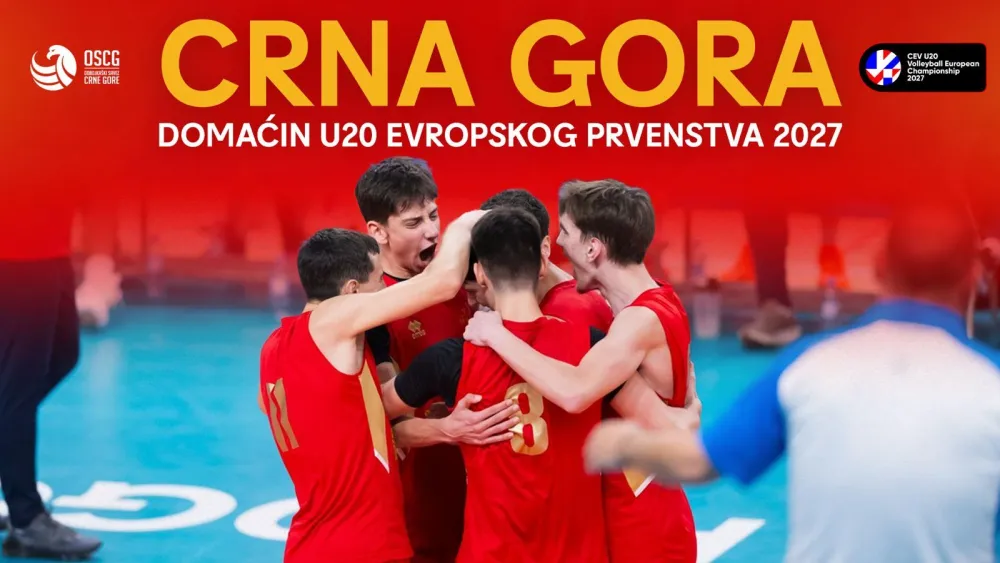 Crna Gora sa Hrvatskom organizuje U20 Evropsko prvenstvo za odbojkaše