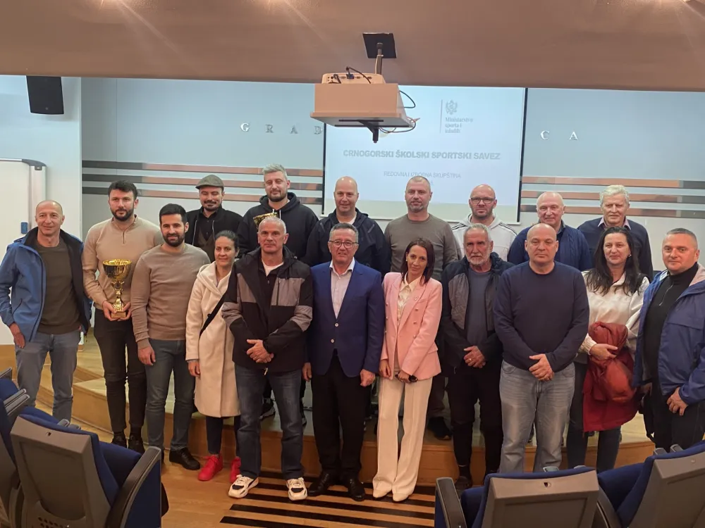 Vukićević i dalje na čelu Crnogorskog školskog sportskog saveza
