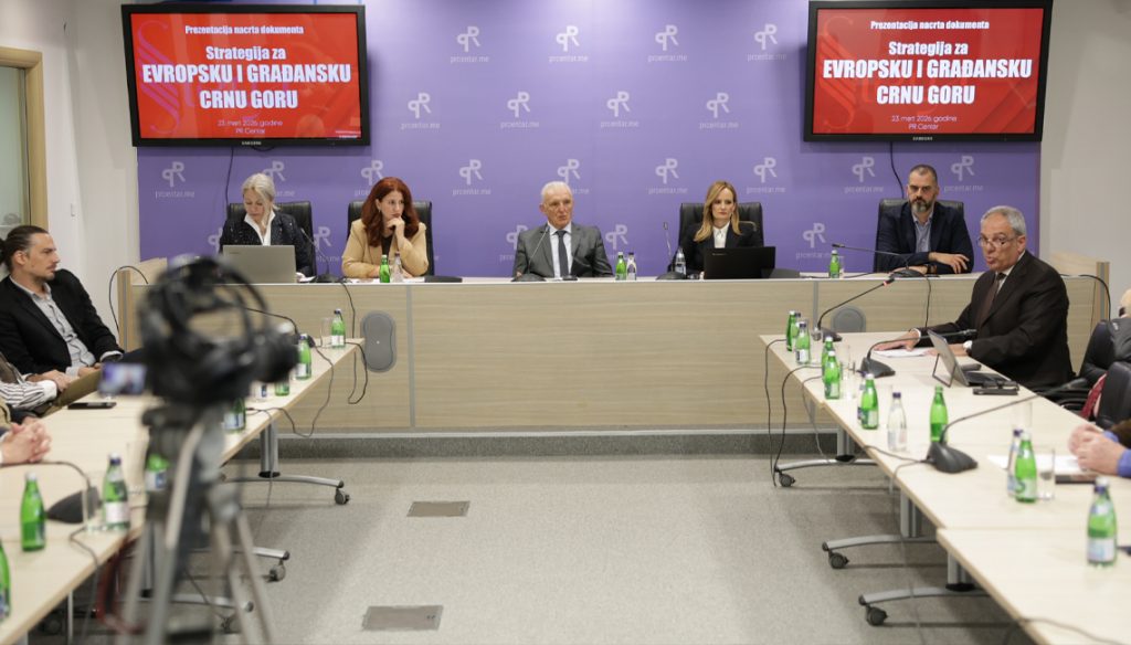 STEGA predstavila Radnu verziju dokumenta Strategije za evropsku i građansku Crnu Goru