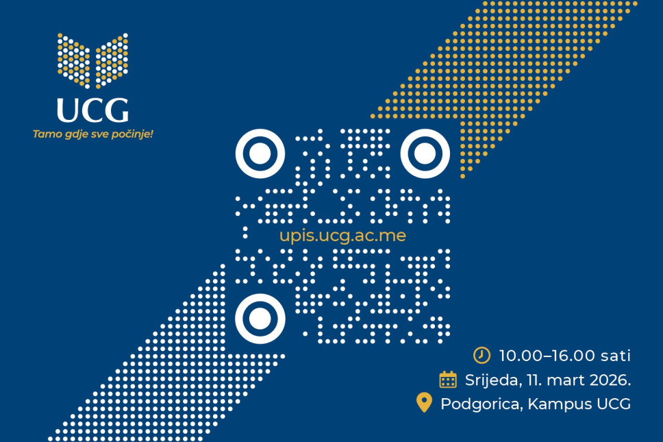 Upiši UCG – mjesto gdje počinje tvoja akademska priča
