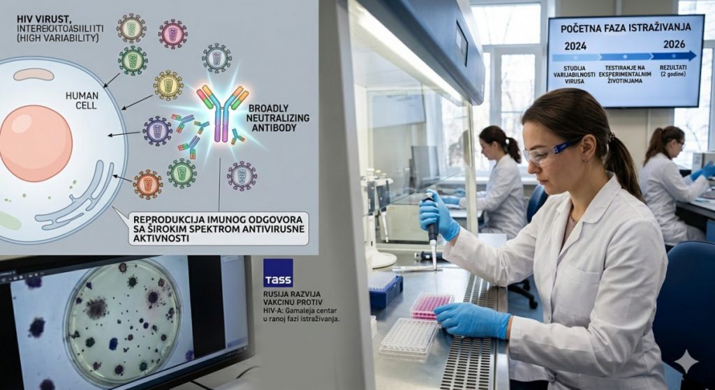 Rusija razvija vakcinu protiv HIV-a: Početna faza istraživanja u toku