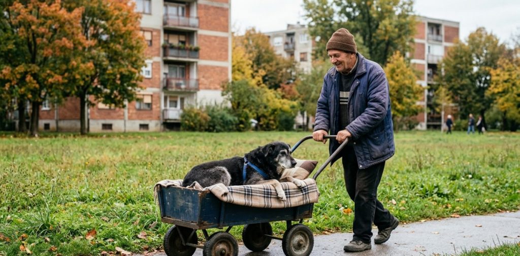 Stariji Zagrepčanin nesebično vozi bolesnog psa dva puta dnevno – region je ostao bez riječi
