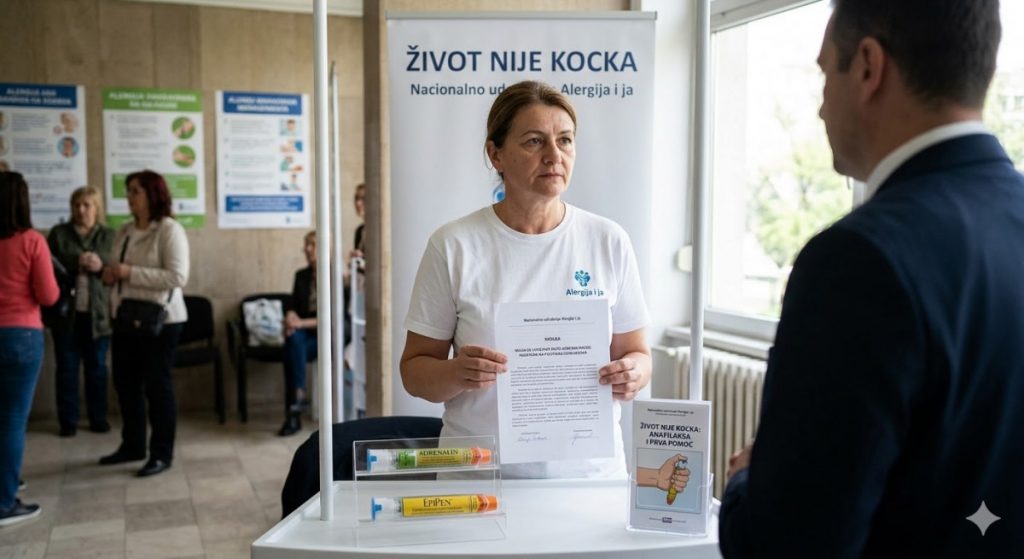 Život nije kocka: Podnijeta molba za uvođenje auto-adrenalinskog injektora na pozitivnu listu