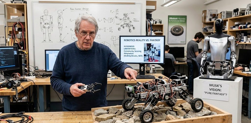 Brooks: Muskove ideje o humanoidnim robotima su „čista fantazija“