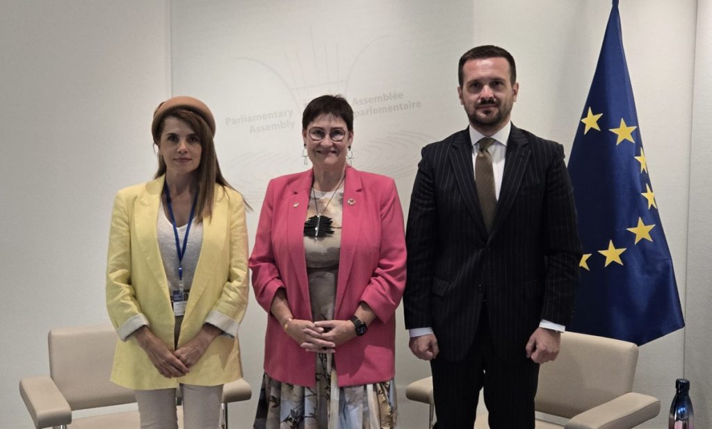 Vuković Kuč i Bojadžić u Strazburu sa predsjednicom Parlamentarne skupštine Savjeta Evrope