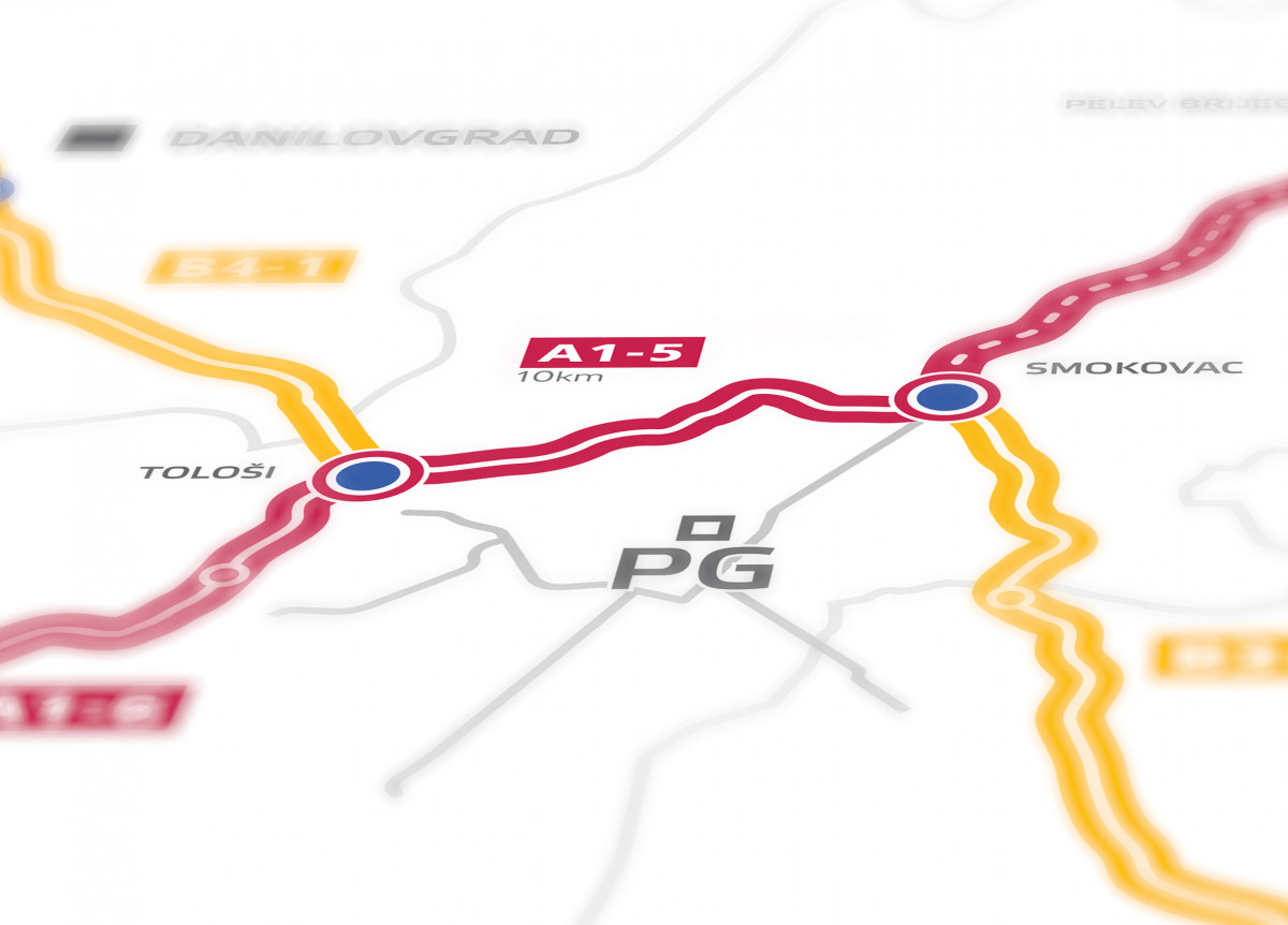 Dionica Smokovac Tološi autoput monteput