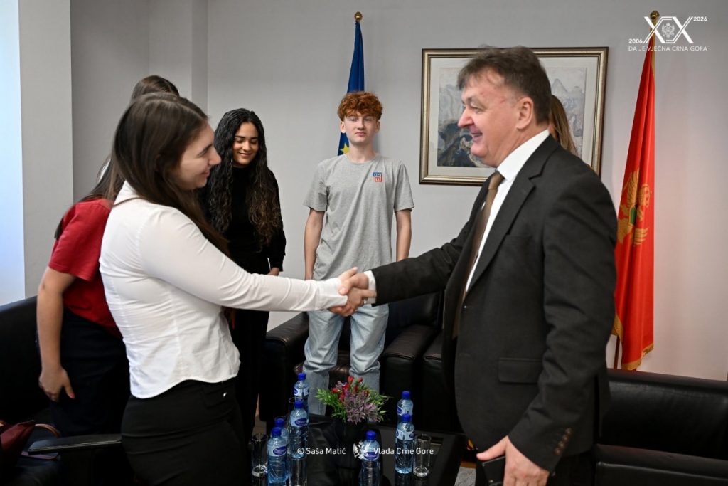 Aleksić primio delegaciju United Kids International School iz Podgorice