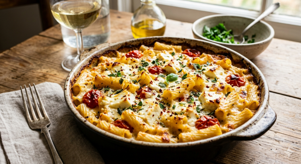 Jelo koje generacije obožavaju – pasta sa pečenim feta sirom!
