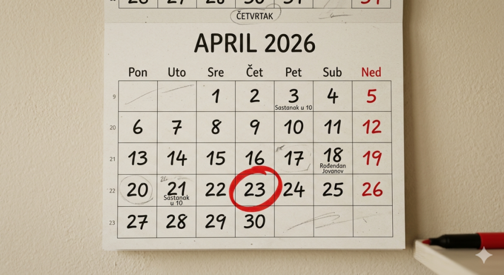Na današnji dan, 23. april