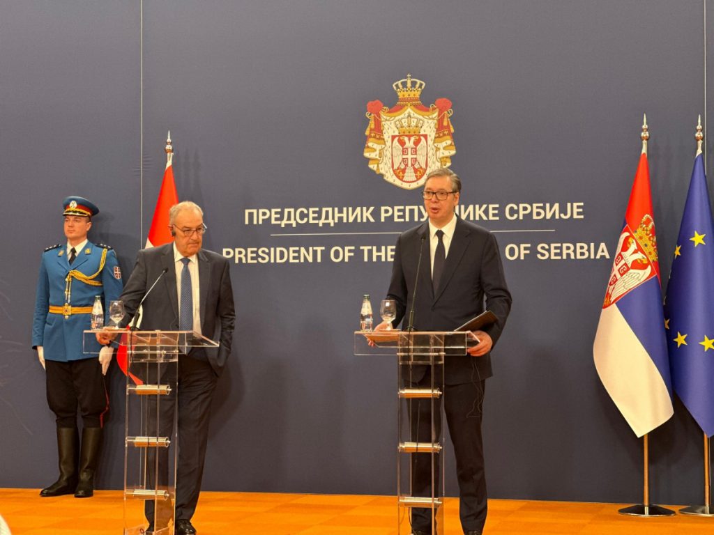 Vučić i predsjednik Švajcarske u Beogradu: Obilježeno 110 godina odnosa, najavljena nova ulaganja i saradnja u IT i inovacijama