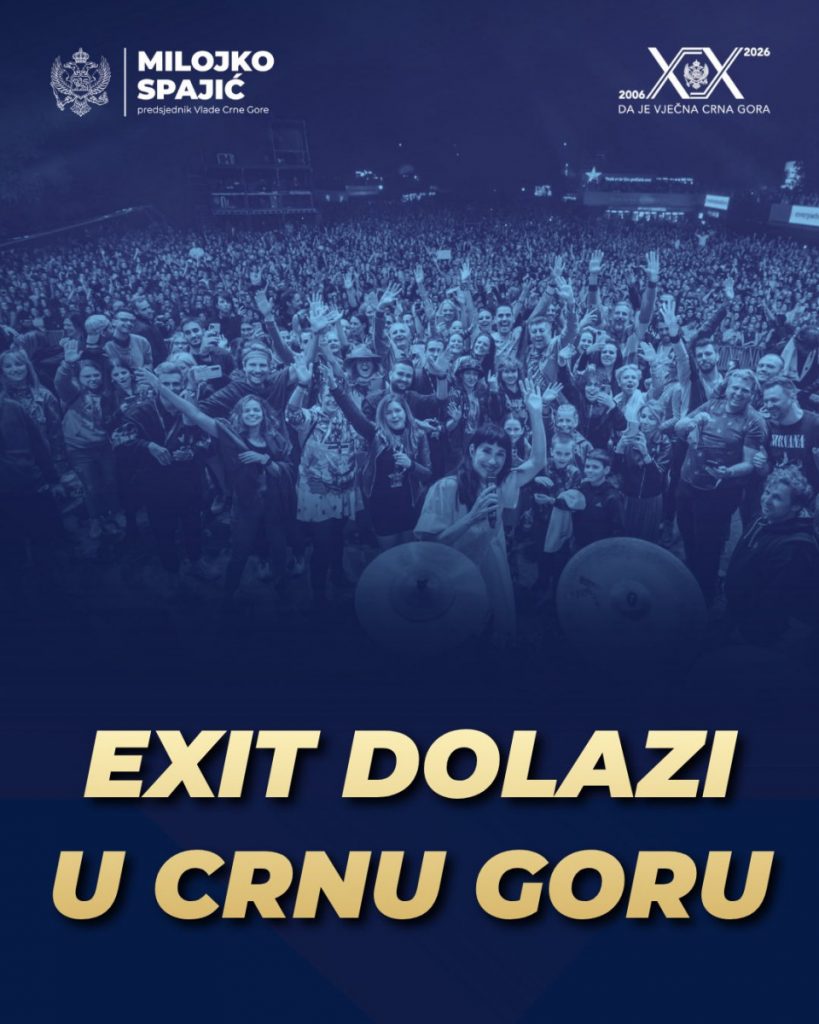 Crna Gora postaje novi dom EXIT festivala