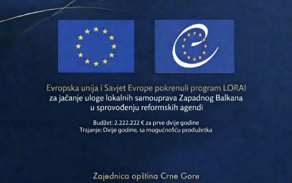 Evropska unija i Savjet Evrope pokrenuli program LORAI za jačanje uloge lokalnih samouprava Zapadnog Balkana u sprovođenju reformskih agendi