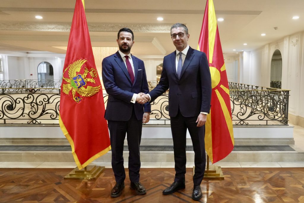 Milatović i Mickoski: Snažnija ekonomska saradnja i povezivanje prioritet odnosa dvije države