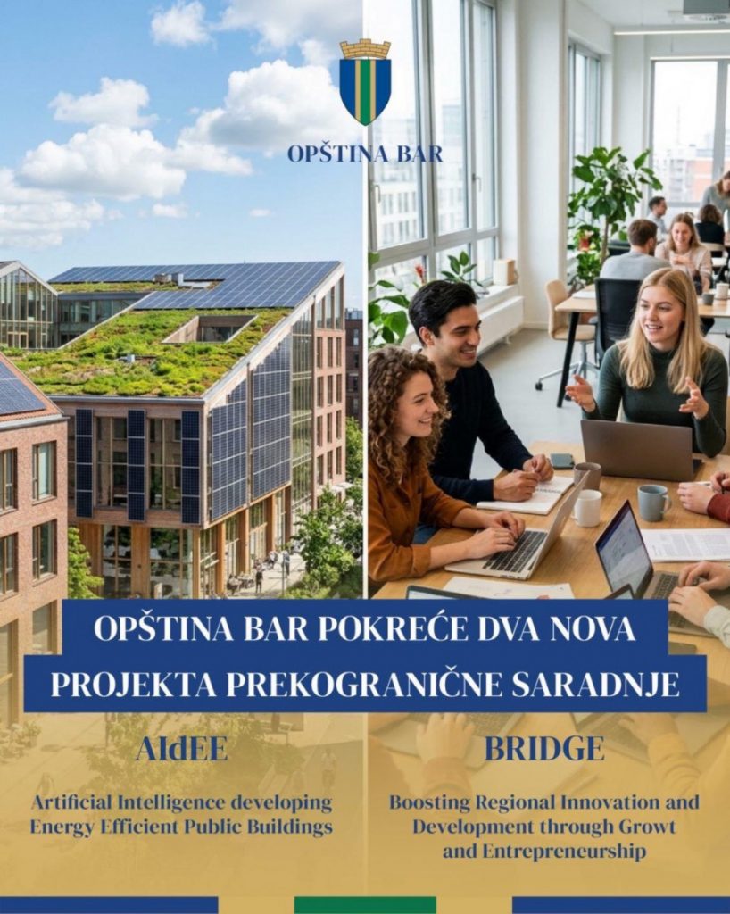 Opština Bar jača energetsku efikasnost i inovaciono preduzetništvo
