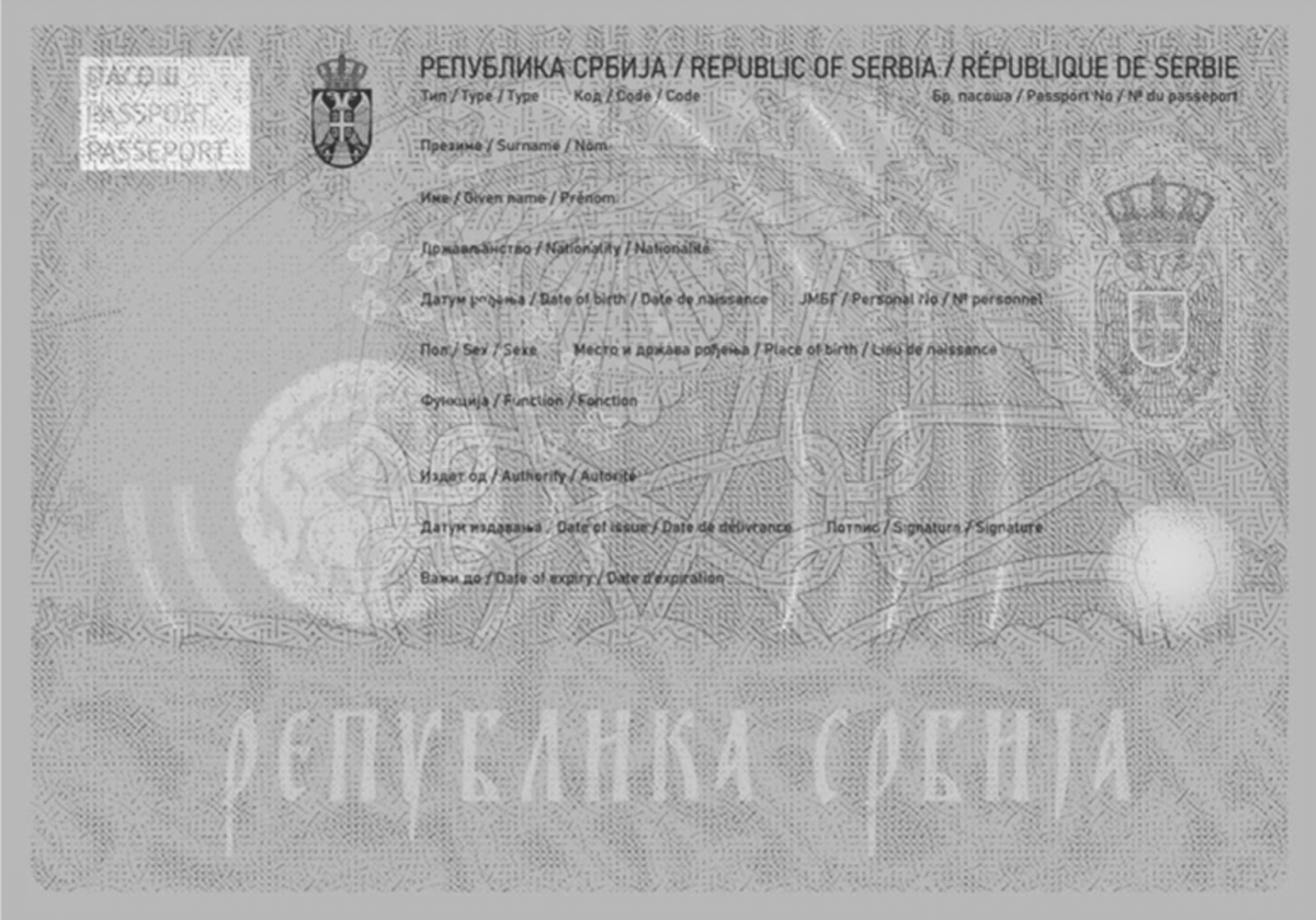 pasoš srbija