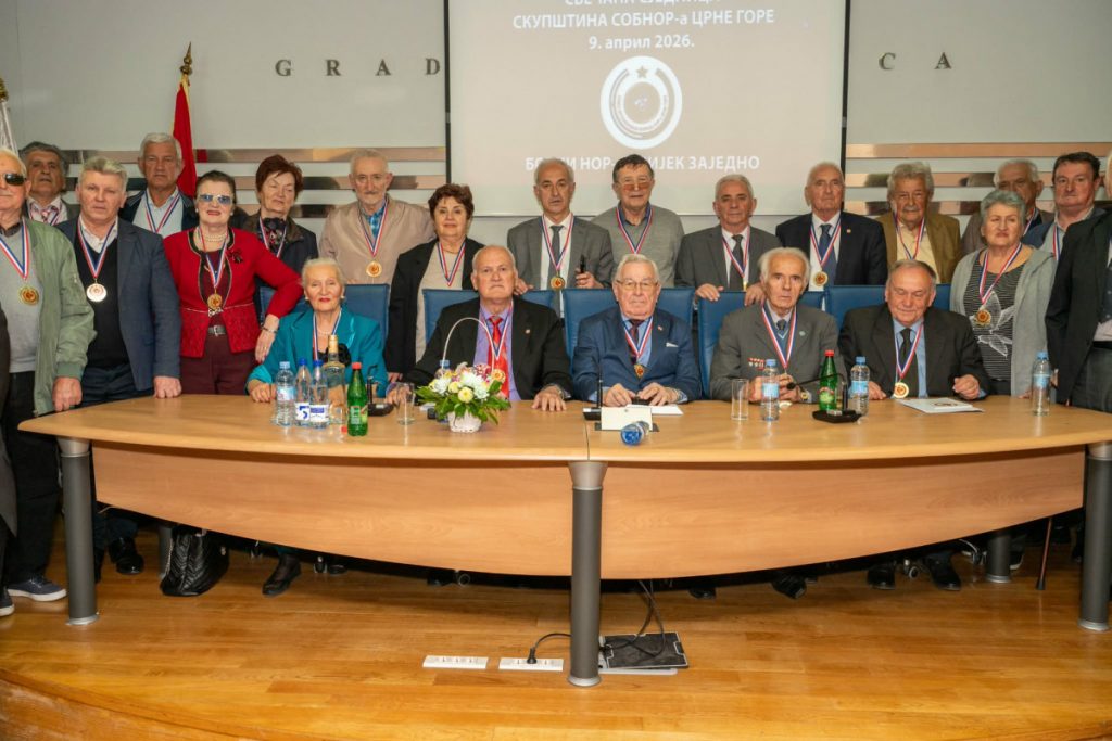 Svečana sjednica SOBNOR-a Crne Gore povodom 78 godina rada: Dan antifašizma, sjećanja i slobode