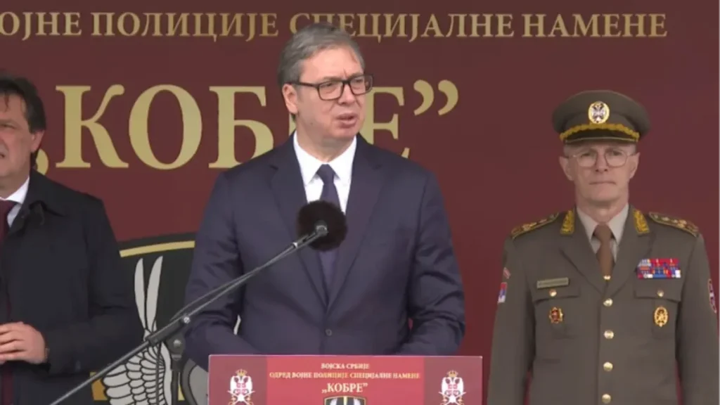 Vučić: Srpski vojnik je najizdržljiviji vojnik na svijetu a Kobre su jedan od stubova odbrane; Srbija je suštinski jedina neutralna država u našem regionu