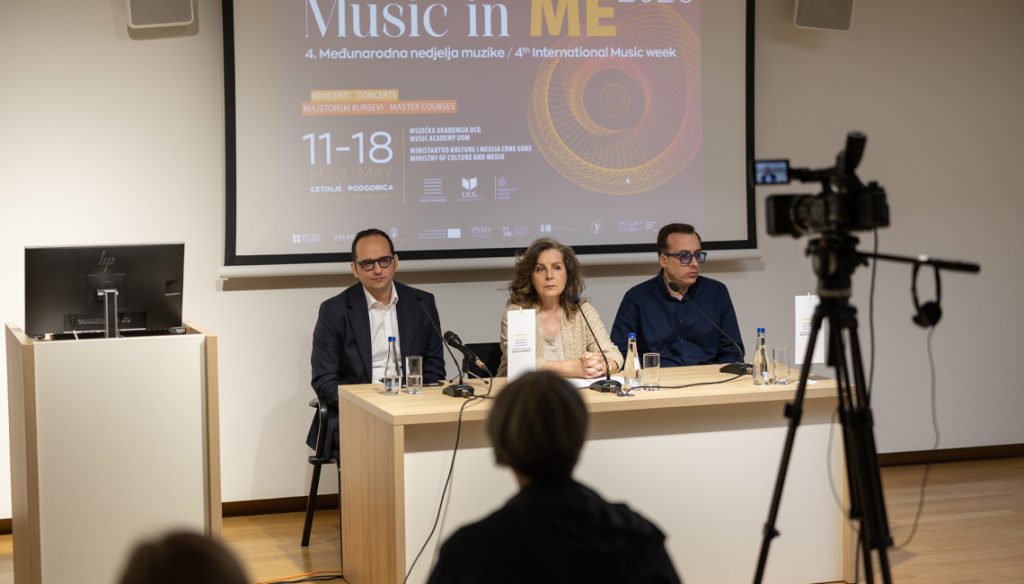 Festival „Music in ME“, takmičenje „Manja Radulović Vulić“ i nastup Gavina Bryarsa okupljaju umjetnike iz Evrope