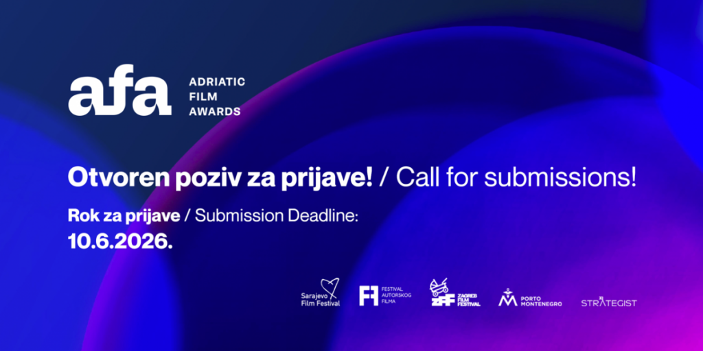 Otvoren poziv za Adriatic Film Awards 2026