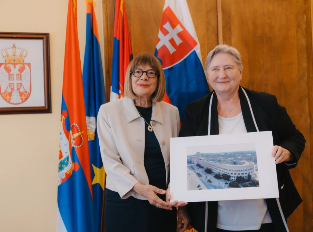 Gojković sa Repčekovom o izgradnji Slovačke kuće u Novom Sadu