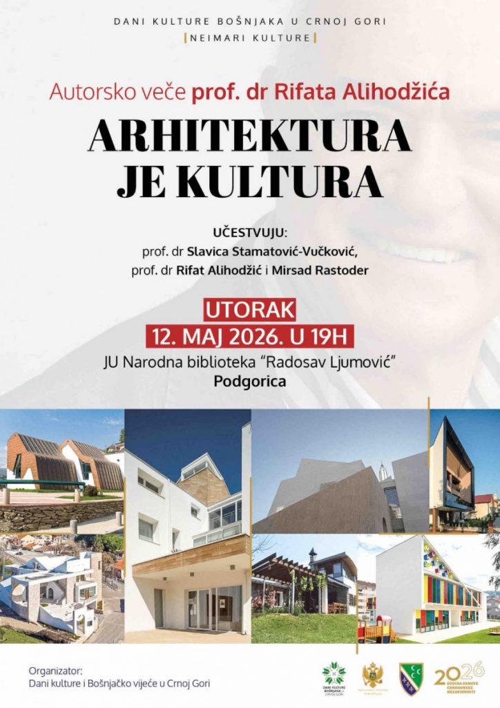 Autorsko veče prof. dr Rifata Alihodžića u NB „Radosav Ljumović“