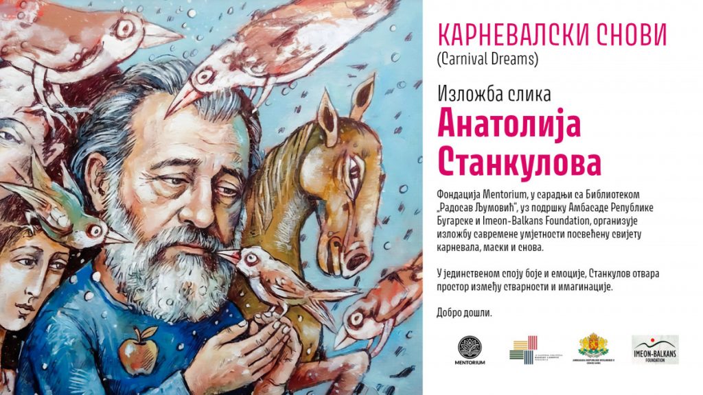 Izložba „Karnevalski snovi” Anatolija Stankulova u Podgorici od 29. maja