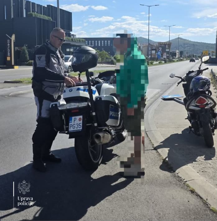 Motociklisti Mobilne jedinice saobraćajne policije