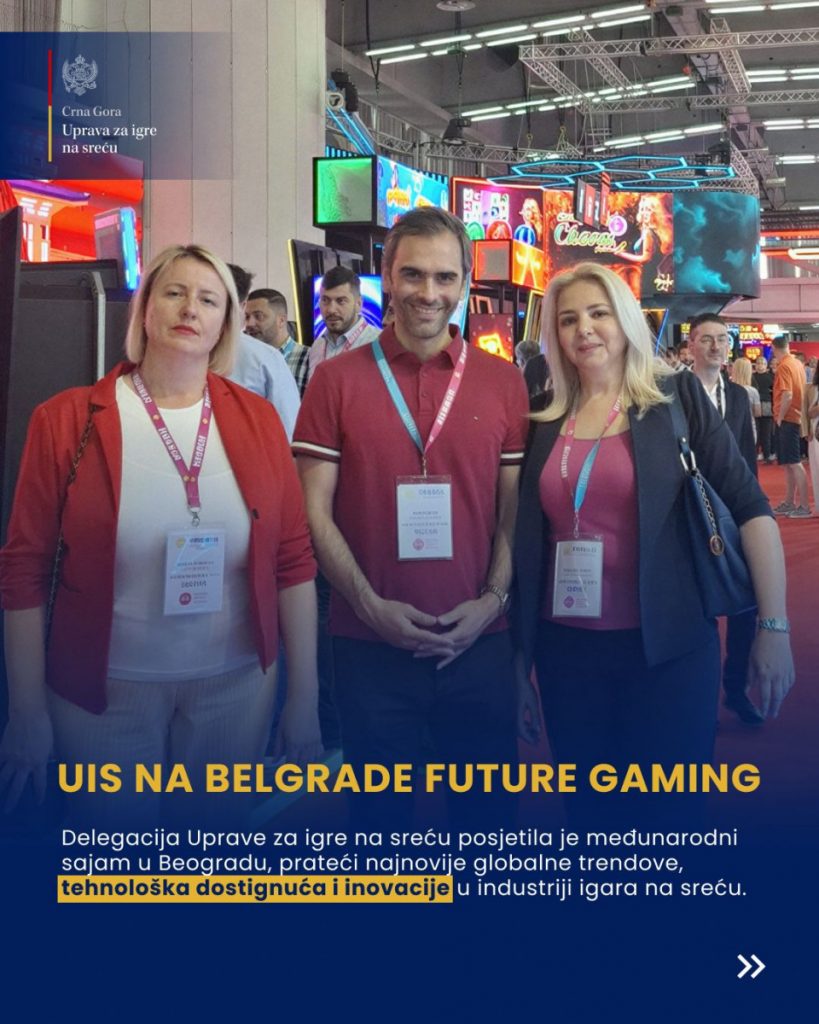 Delegacija Uprave za igre na sreću posjetila međunarodni sajam Belgrade Future Gaming